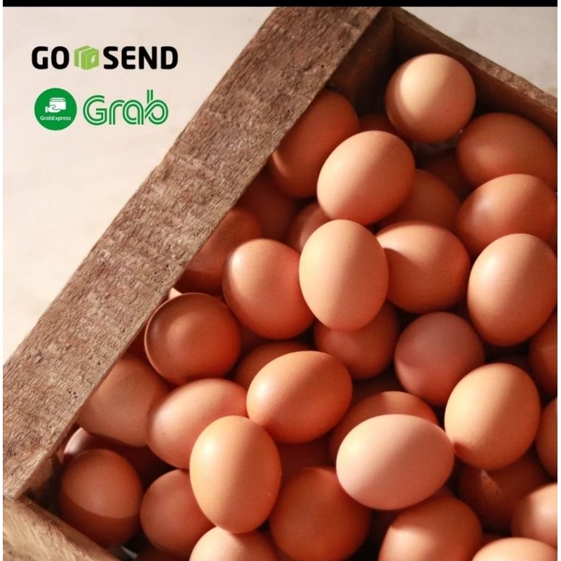 

telor ayam/ telor murah/ telor fresh 1kg bisa grosir ( via grab/gojek/spx instant)