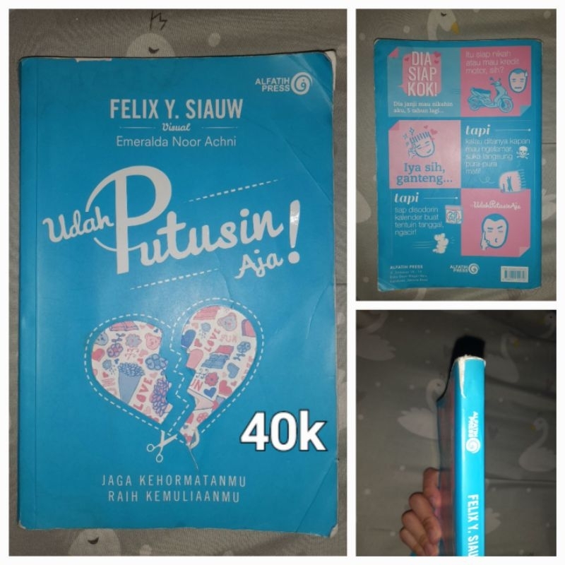 Preloved buku Udah Putusin Aja - Felix Y. Siauw (Original)