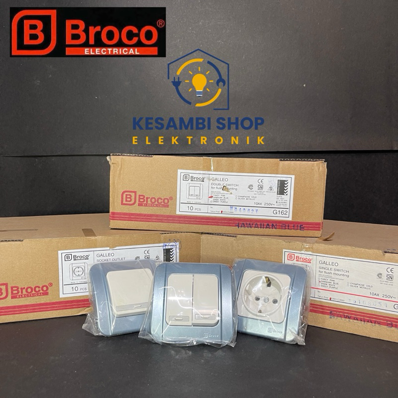 BROCO GALLEO SAKLAR BROCO IB GALLEO BIRU SAKLAR INBOW BROCO GALLEO BLUE NCP