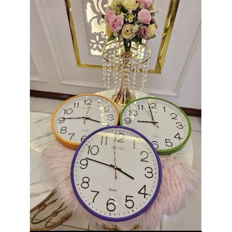 Jam dinding besar ogana 32cm