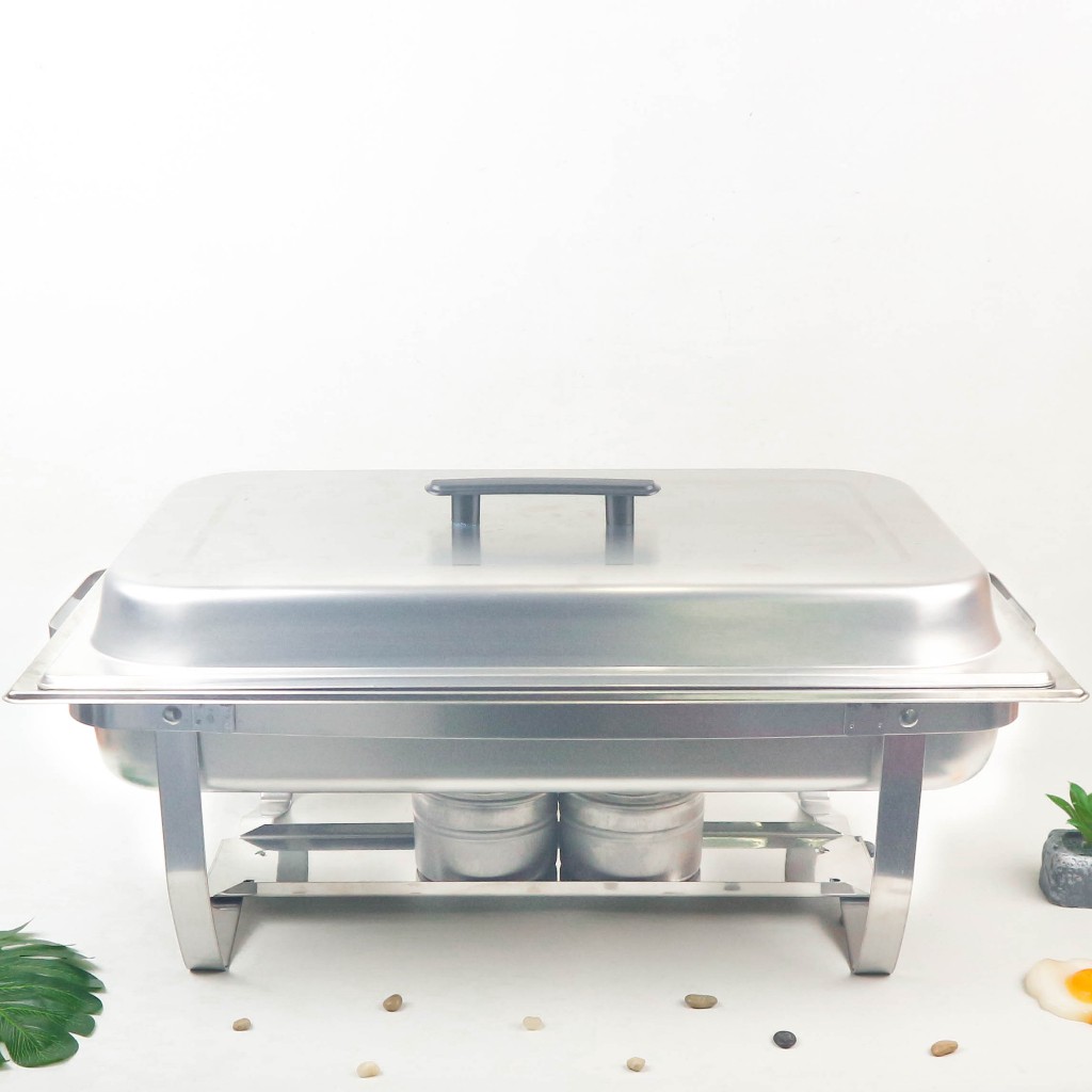 Chafing Dish Kotak Tempat Prasmanan Stainless