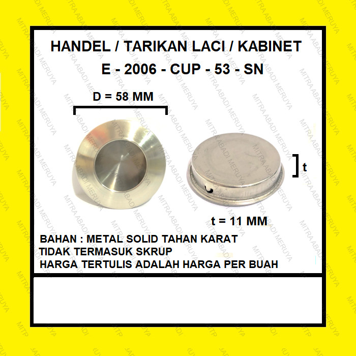 Handel Tanam Laci Lemari Tarikan Lemari Tarikan Laci Handle 2006