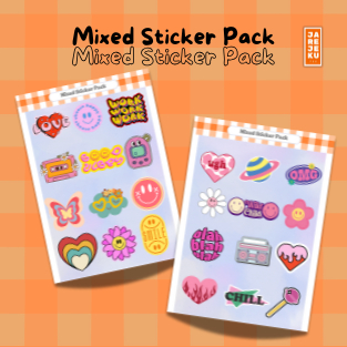 

Sticker Pack / Mixed Sticker Pack / Sticker Lucu / Sticker Aesthetic / Sticker Lucu Aesthetic / Sticker Lucu