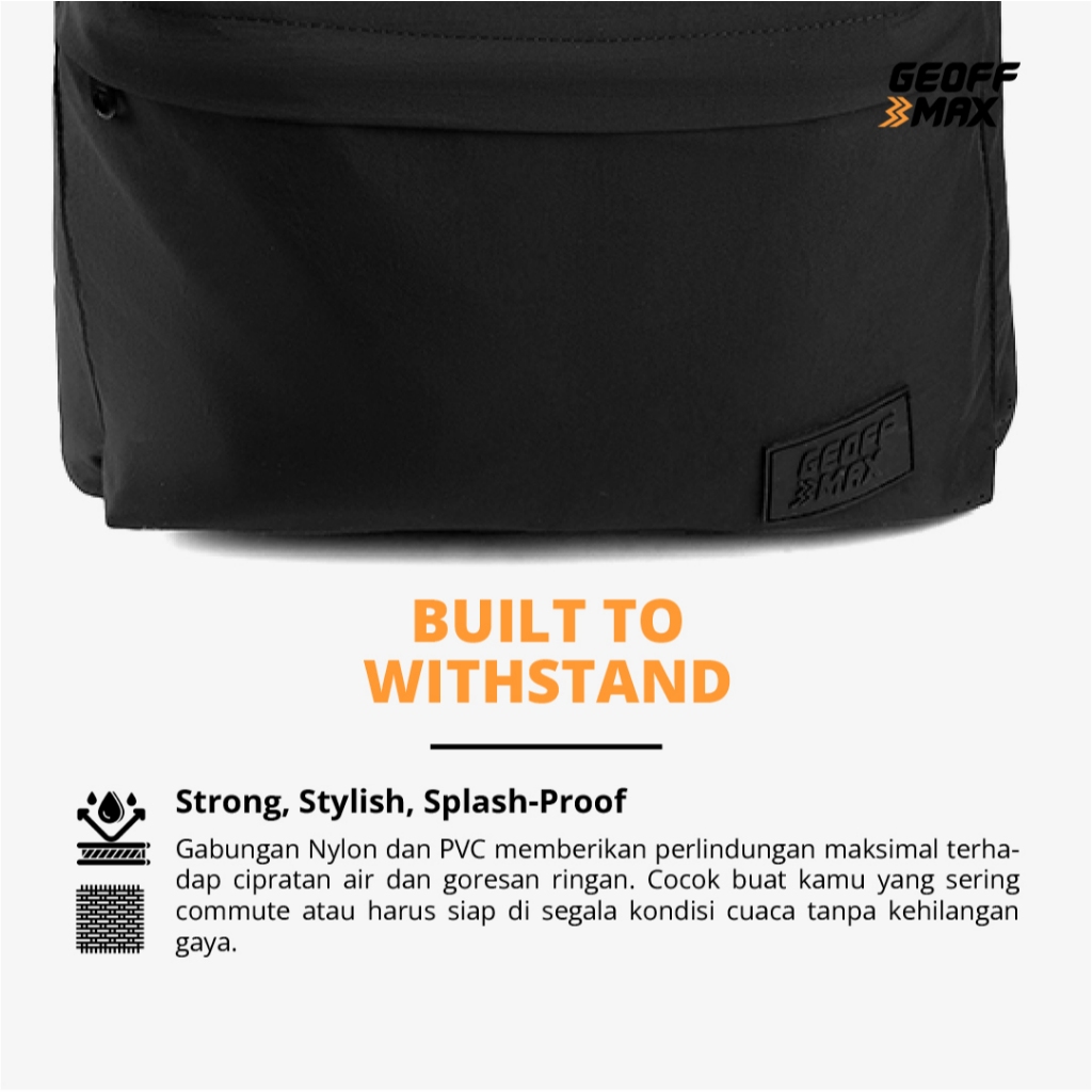 FAST DELIVERY Geoff Max - Stallin Navy Rucksack Tas Punggung Backpack Ransel Pria Tas Backpack