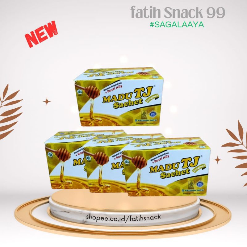 

MADU TJ SACHET BOK ISI 12 PCS X 20G ROYAL JELLY