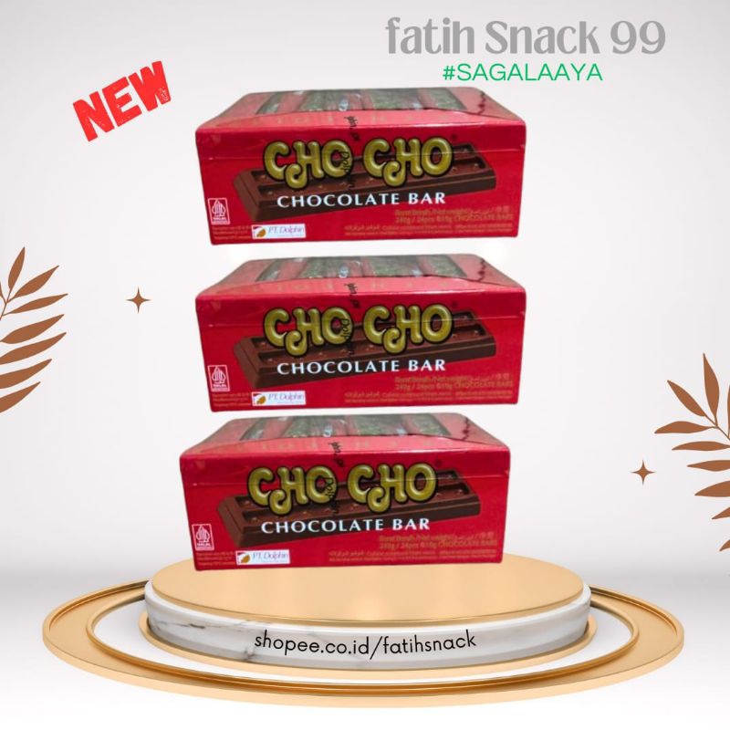 

CHO CHO MILK BOK ISI 24 PCS X 14G CHO CHO MILK CHOCOLATE BAR