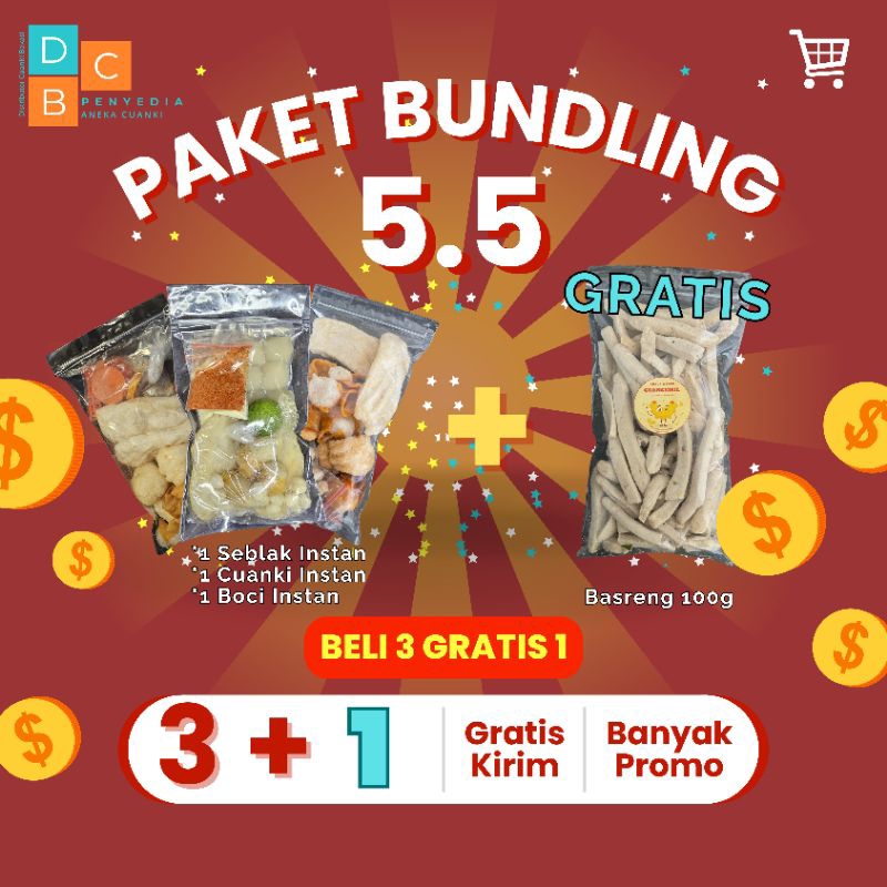 

PROMO Bundling Icip Seblak Instan Boci Instan Cuanki Instan