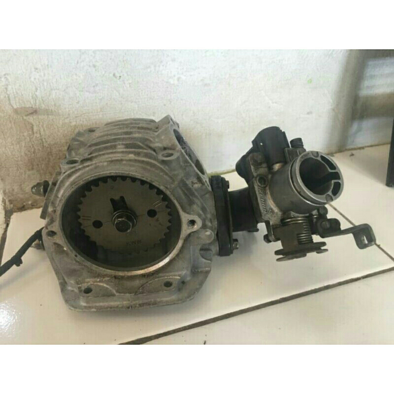 BLOK HEAD KOP SUPRA X 125 INJEKSI KYZ ORIGINAL
