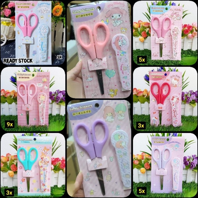 

Gunting Anak Lucu Katakter Sanrio Cinnamoroll, My Melody, Little Twin Stars, Hummingmint