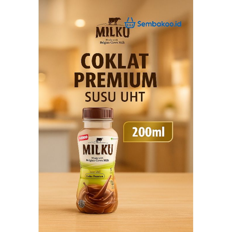 

Susu Coklat MILKU UHT 200ml | Susu Belgia Premium Kaya Protein & Kalsium – Minuman Segar & Bergizi