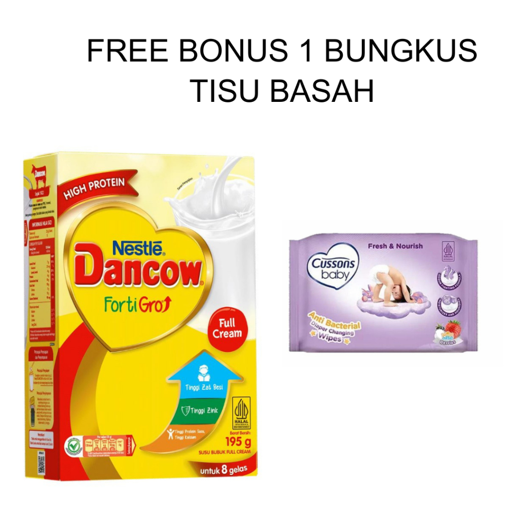 

DANCOW FortiGro Full Cream 195g – Susu Bubuk Enak & Bergizi untuk Segala Usia