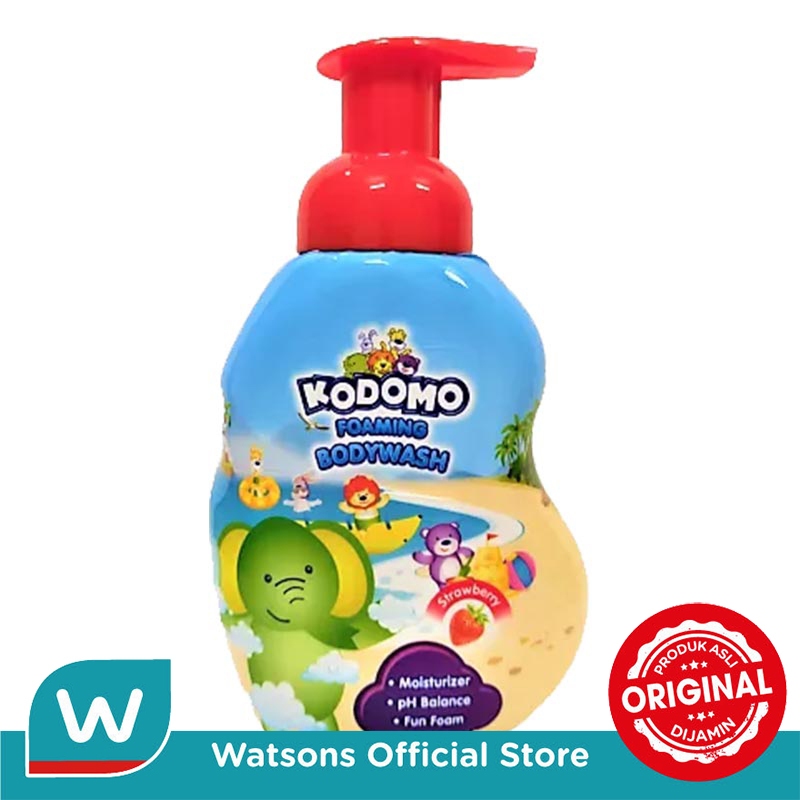 Kodomo Foaming Body Wash Strawberry Botol 250ml