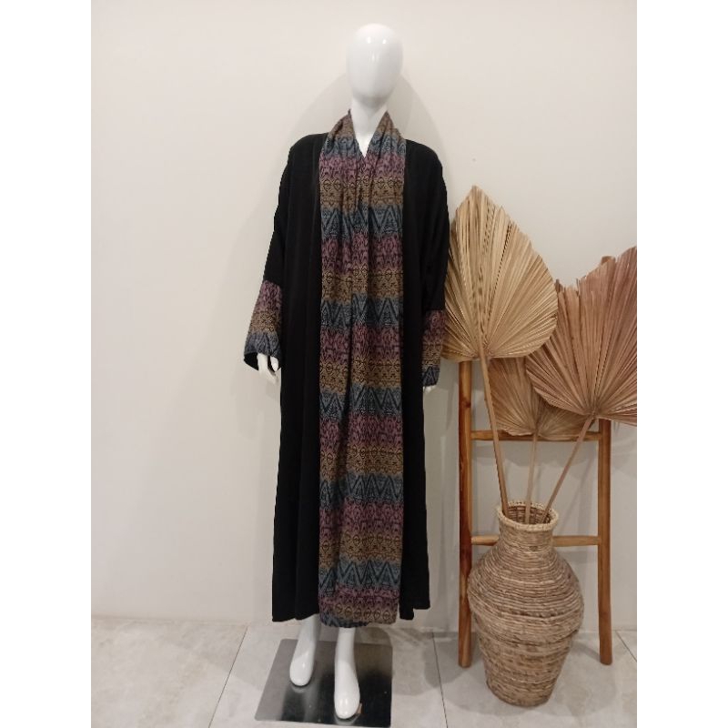 ABAYA OUTER WANITA SIMPLE | ABAYA OUTER WANITA MUSLIM | ABAYA OUTER WANITA KEKINIAN | ABAYA OUTER WA