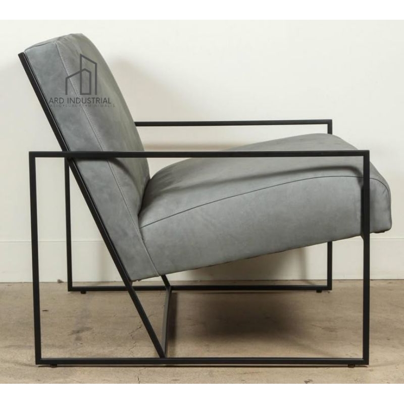Kursi besi teras minimalis/kursi ruang tamu/kursi soffa besi industrial