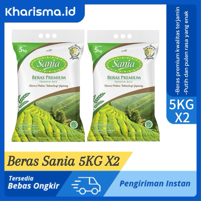 

BERAS SANIA 5KG X2 | PAKET HEMAT X2 PROMO SANIA 5KG X2