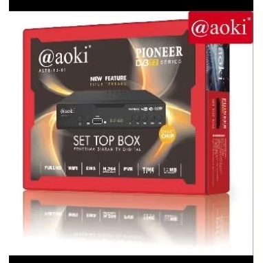 Set top box aoki / sTB aoki receiver tv digital full hd StB wifi youtube