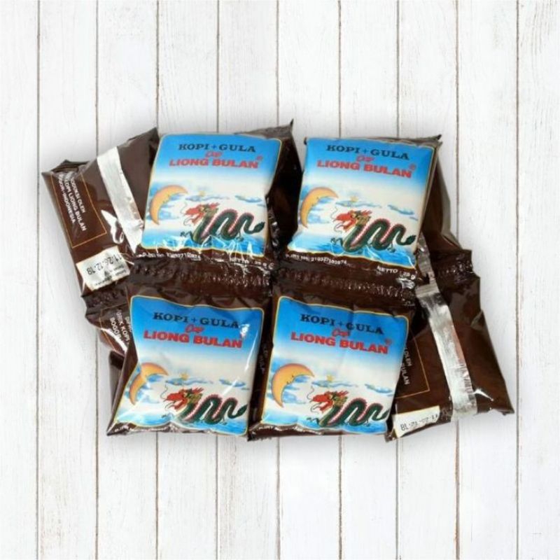 

Kopi Liong Bulan Khas Bogor ( Kopi + Gula 1 Pack isi 20bks) Kopi Liong Bulan