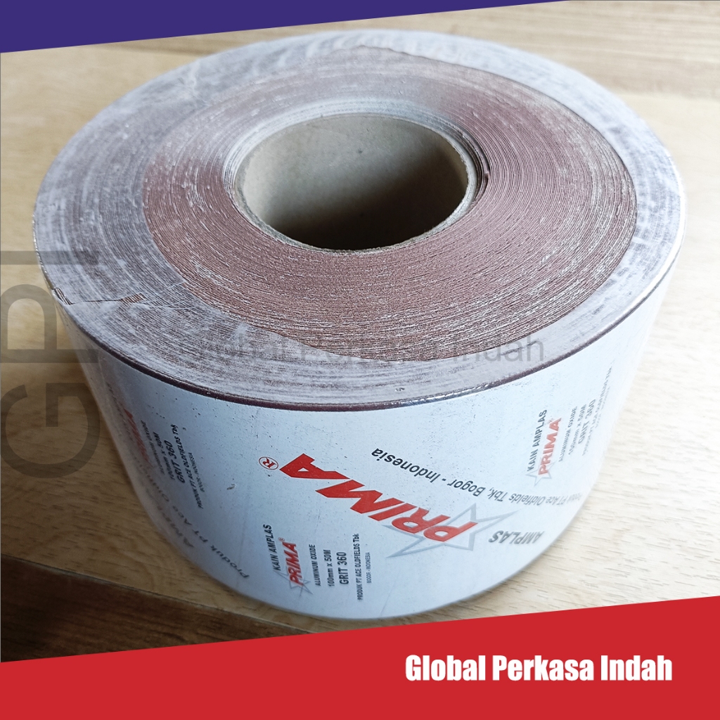 PRIMA Sand Roll Kain Kertas Amplas Kertas Gosok 1 roll 50m