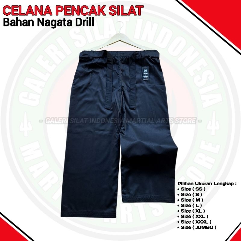 Celana Pencak Silat Tebal Halus Bahan Nagata Drill