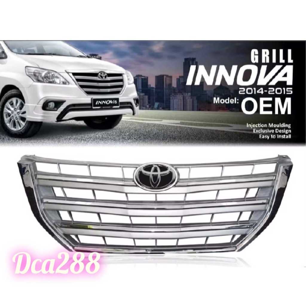 GRILL GERIL GRIL GRAND INNOVA 2014-2014 INNOVA BARONG OEM MODEL ORI GRILL DEPAN