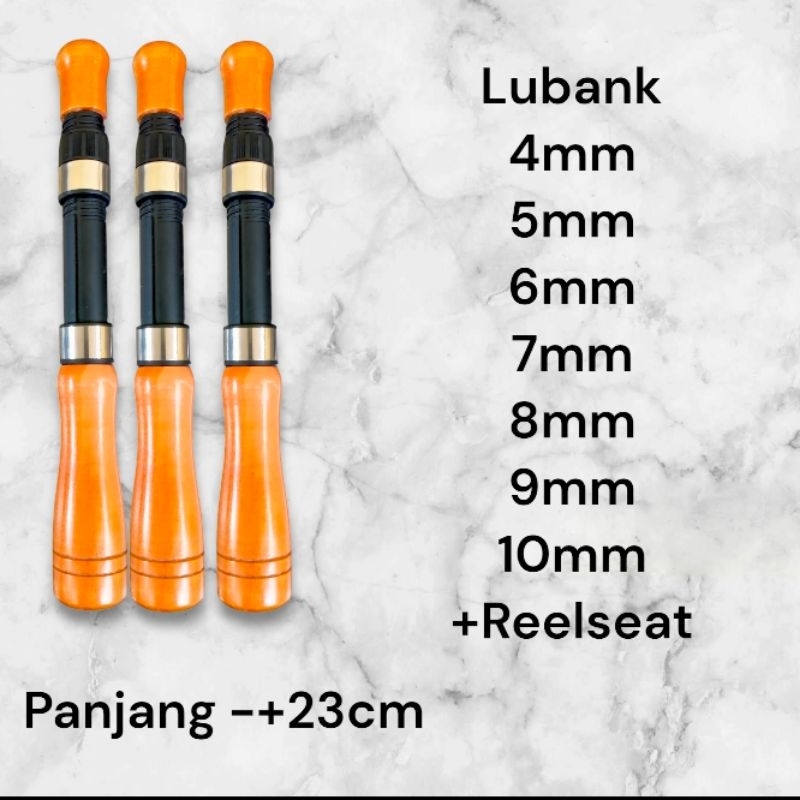 7.gagang joran wader kayu polos