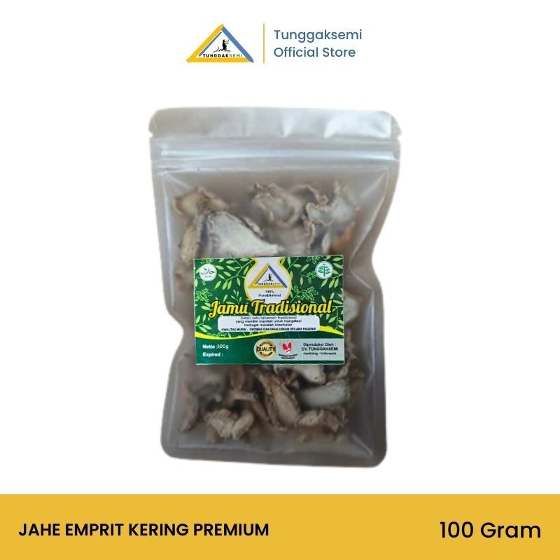 

TUNGGAKSEMI Jahe Emprit Kering Premium 100 gram
