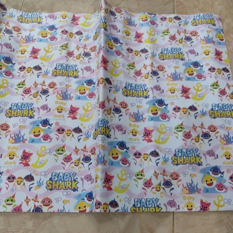 

kertas kado doff baby shark girls, love, unicorn