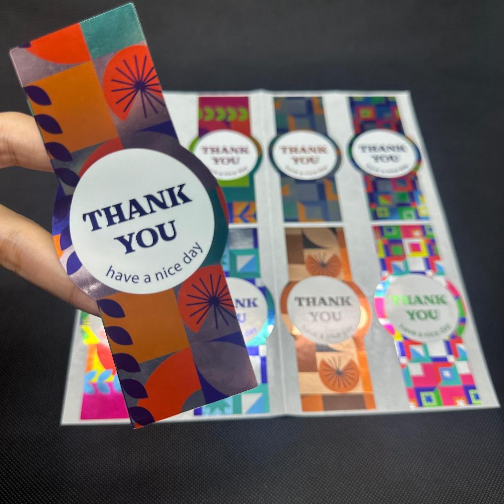 

Stiker Silver Segel Box / Botol - Sheet isi 96 pcs