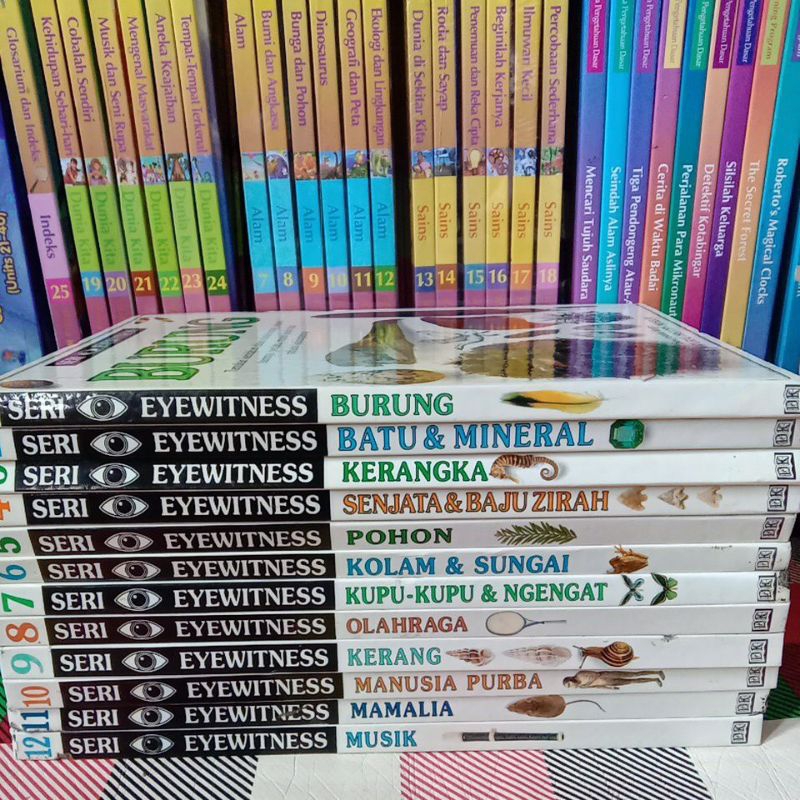 SATU SET DK BOOK SERI EYEWITNESS 12pcs ORIGINAL