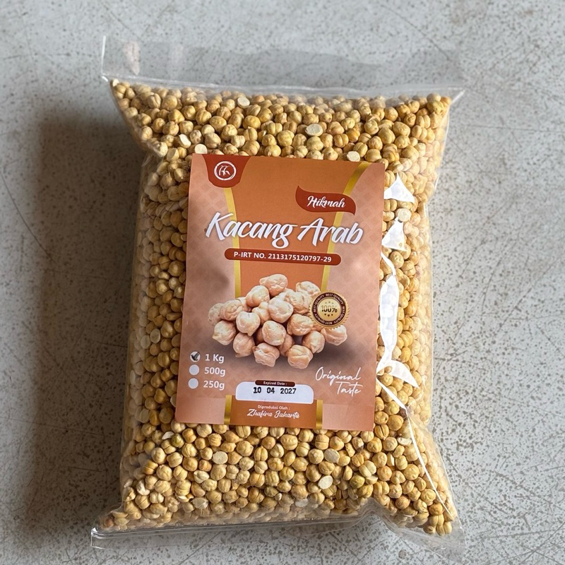 

Kacang Arab Gurih Kemasan 1Kg