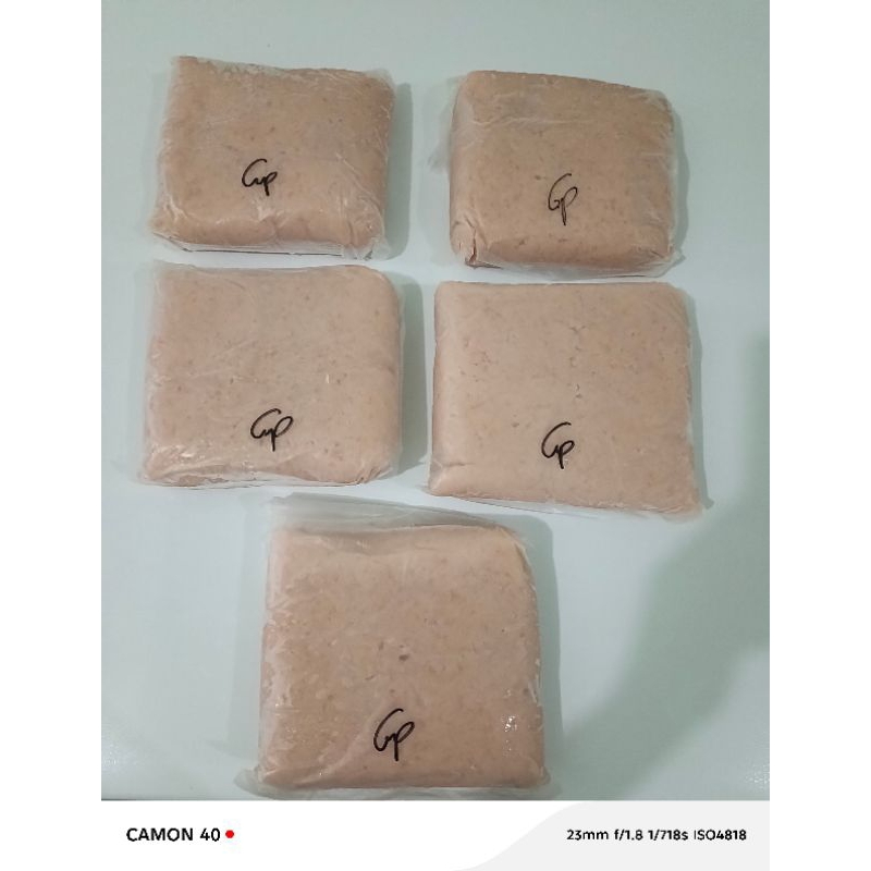 

Daging giling tenggiri gepeng