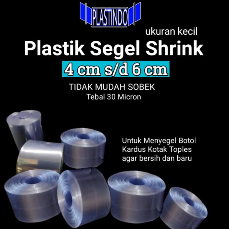

SHRINK KECIL 4cm s/d 6cm PLASTIK SEGEL SHRINK PVC FILM BENING TRANSPARAN 250 gram KUAT TIDAK MUDAH SOBEK PLASTIK MENGKERUT KENA PANAS BOTOL KOTAK KARDUS TOPLES HP BUKU PARCEL HAMPERS