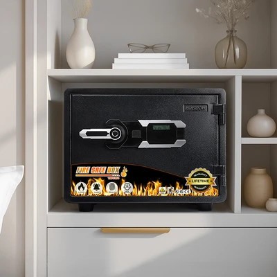 Krisbow Brankas Tahan anti Api dan Air 39 x 49.5 x 35 Cm