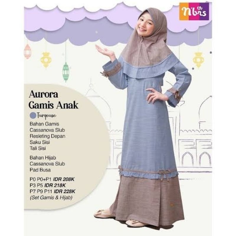 NIBRAS AURORA GAMIS ANAK