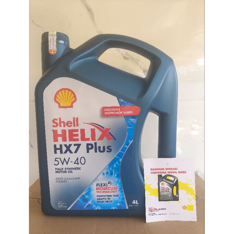 OLI SHELL HX7 4 LITER PERDUST ISI 4 GALON..