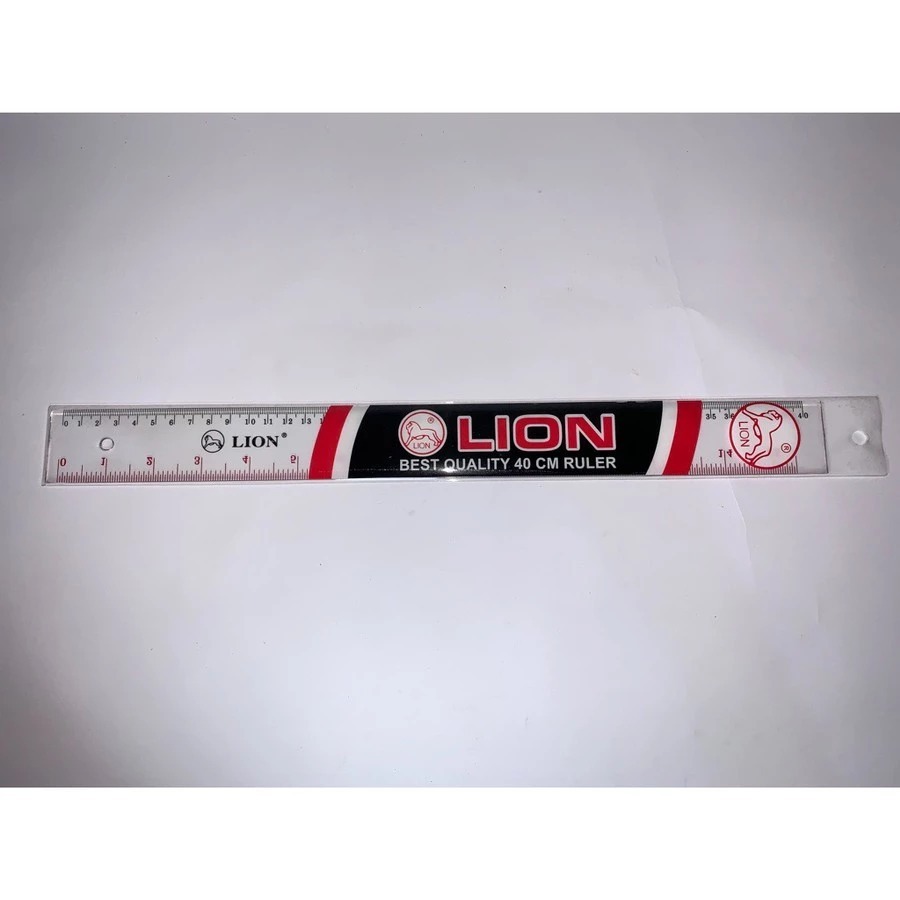 

Penggaris Lion 40 Cm Bahan Plastik Mika Acrylic 1 Pcs