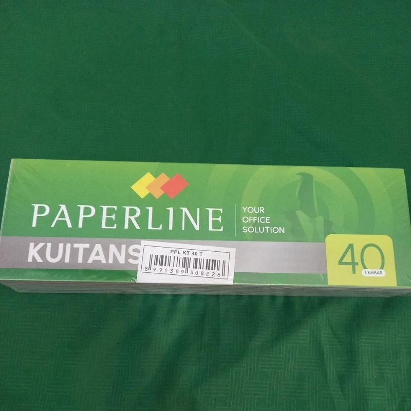

Paperline Kuitansi 40T ukuran Tanggung 40 lembar