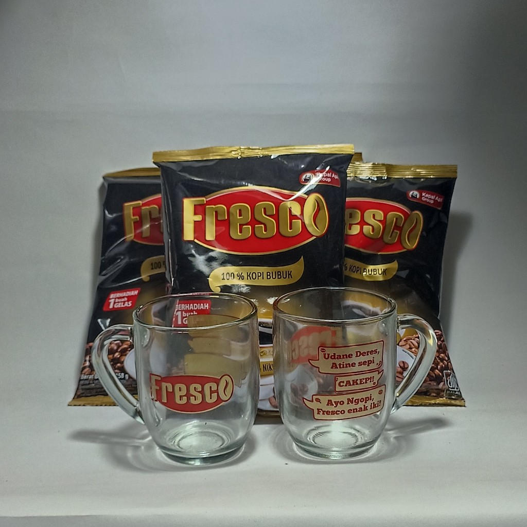 

Kopi Fresco Kopi Bubuk 158gr Gratis Gelas