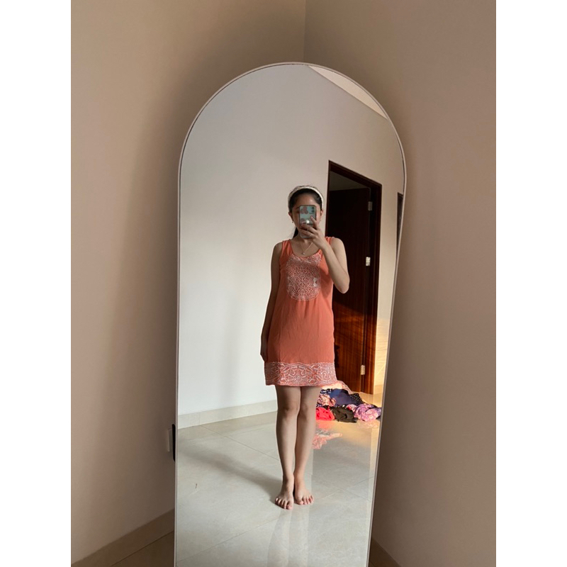 BASIC COMFY ORANGE DRESS PRELOVED