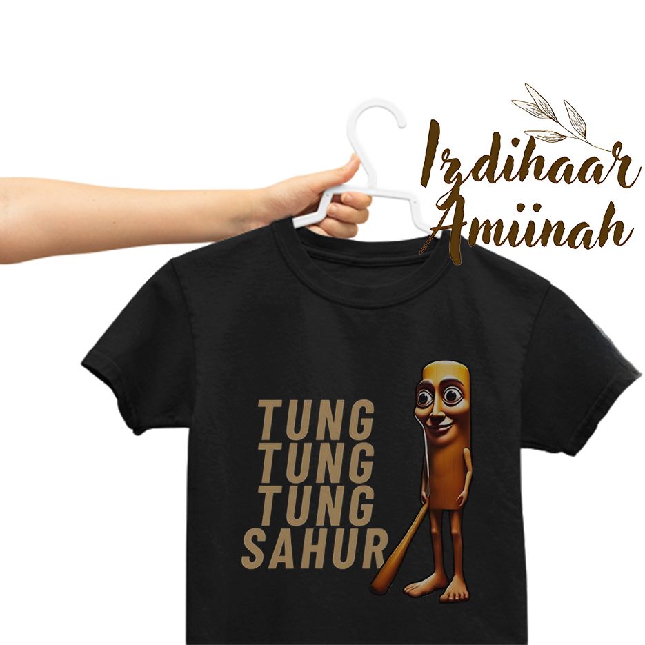 Kaos Anak Muslim Game Look – Baju Ramadhan Bisa Nama