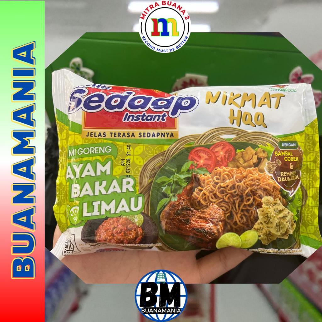 

SEDAAP MI INSTAN GORENG AYAM BAKAR LIMAU 89 GRAM