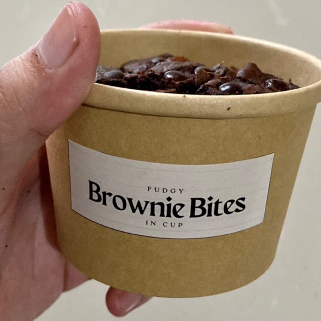 

Brownies Bites in Cup (Chocochip) 8oz