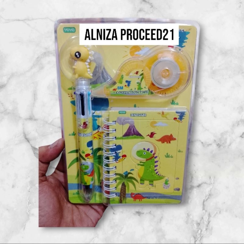 

1 set alat tulis karakter kartun lucu gambar kartun