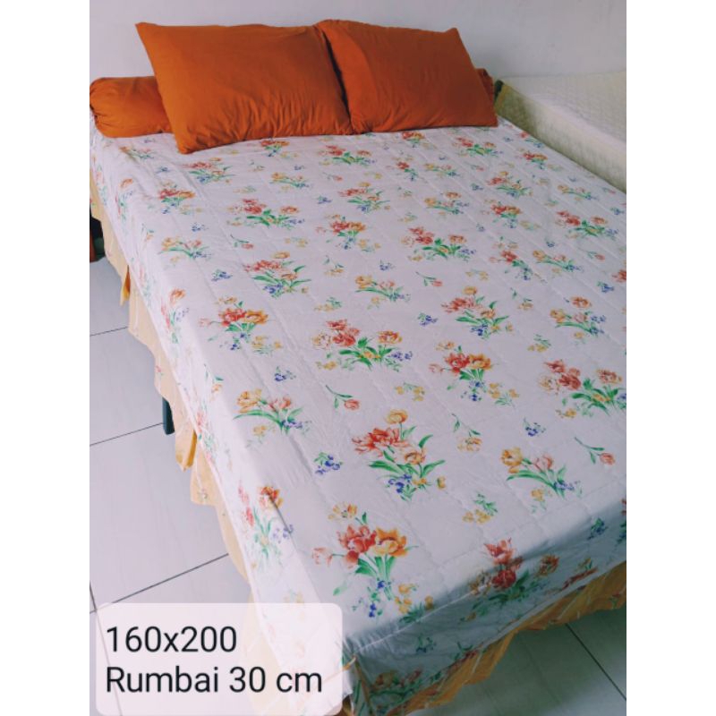 Sprei rumbai dacron AMANTE 160x200