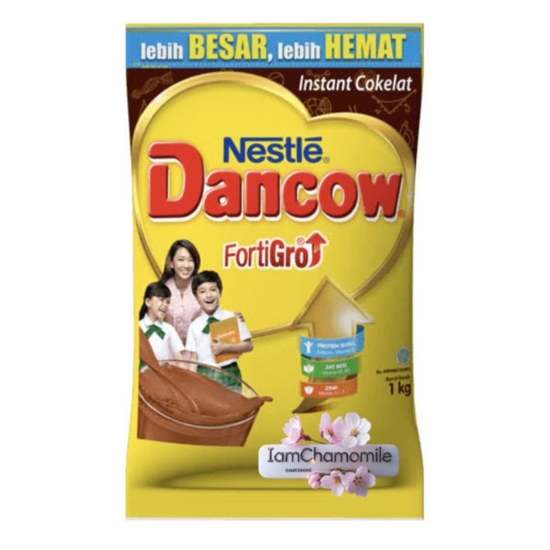

Dancow Fortigro Instan Cokelat 1 kg Kemasan Pouch Murah