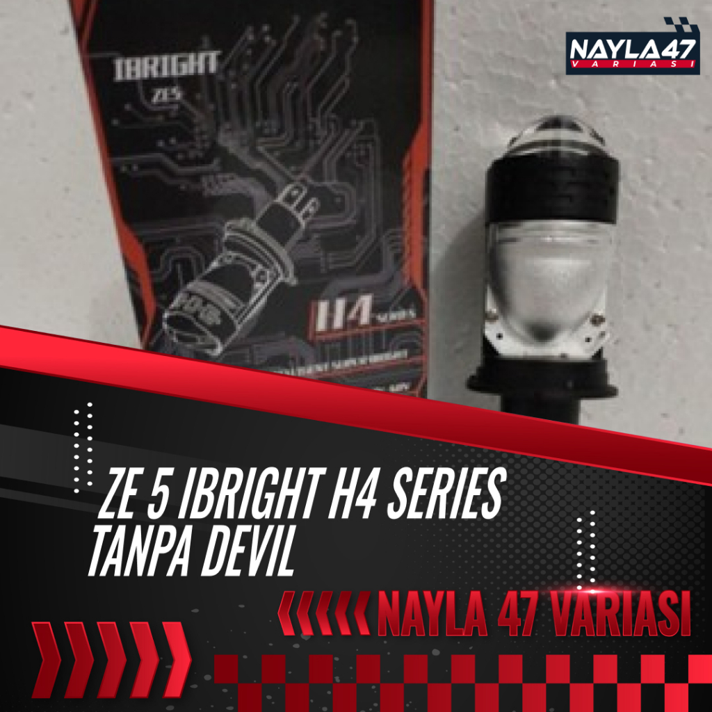 Ibright ZE5 H4 Series – Lampu LED Premium Tanpa Devil untuk Motor & Mobil