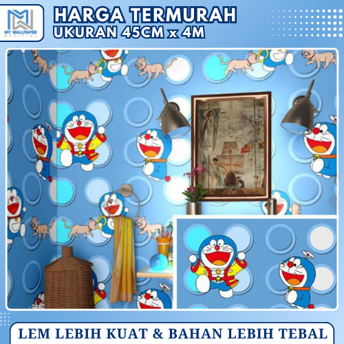 Wallpaper Dinding Doraemon Stiker Dinding Doraemon Walpaper Dinding Doraemon Wallpaper Doraemon