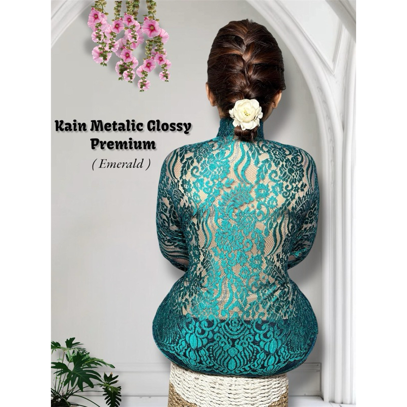 KAIN BROKAT METALIC GLOSSY PREMIUM | KAIN KEBAYA BALI | KAIN KEBAYA BROKAT | BAHAN KEBAYA | KAIN BRU
