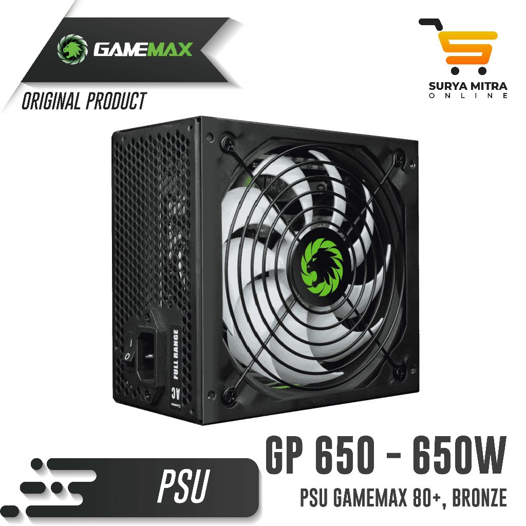 PSU Gamemax GP-650 / GP650 450W Power Supply