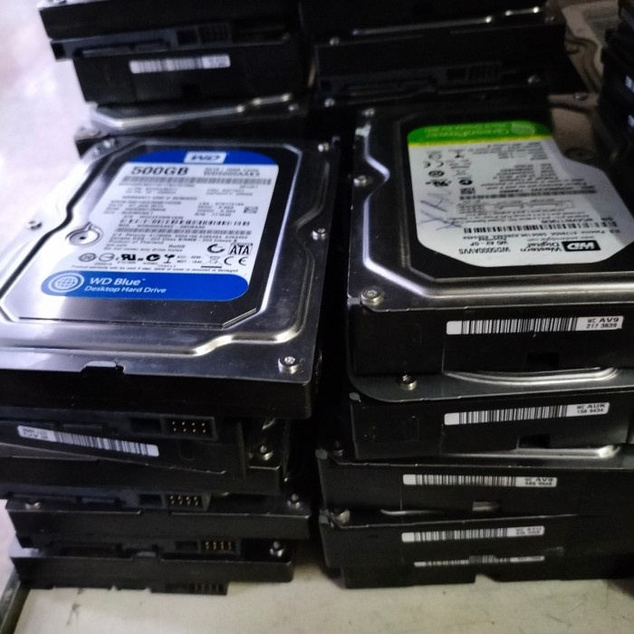 Hardisk PC HDD Komputer 3.5 Inch Kondisi Rusak